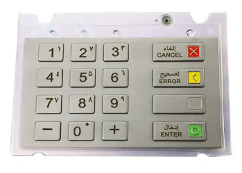 Wincor Nixdorf EPPV6 คีย์บอร์ด ATM ชิ้นส่วนปุ่มกด Diebold 01750159457