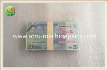 Professional Paper ชิ้นส่วนเครื่อง ATM Media-Test of 20 euro100Pcs