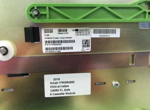 01750234240 1750234240 เครื่อง ATM Wincor Nixdorf Chassis 5 CASSETTES LONG PREASSD ชิ้นส่วนเครื่อง ATM